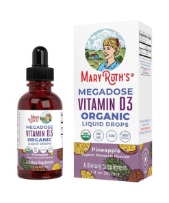 Økologiske Megadose Vitamin D3 flydende dråber