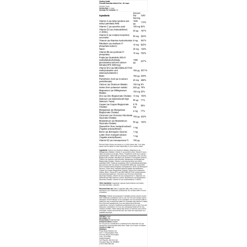 Seeking Health - Basic Prenatal Without Methyl - 60 Vcaps - Image 2