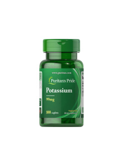 Puritan's Pride Potassium 99 mg (100 Caplets)