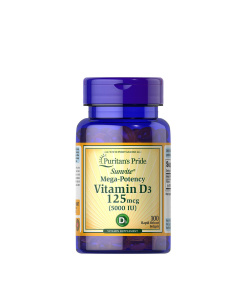 Puritan's Pride Vitamin D3 5000 IU (100 Softgels)