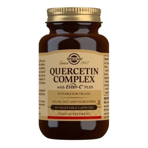 Quercetin-kompleks med Ester-C Plus - 50 vegetabilske kapsler