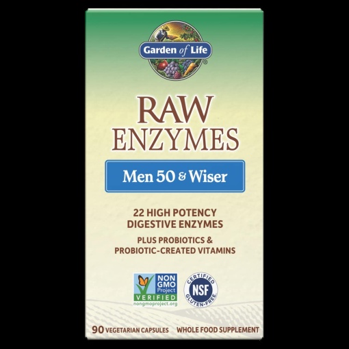 raw enzymer mænd 50 & kloge - 90 vcaps
