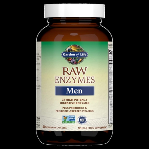 Garden of Life - Raw Enzymes for Men - 90 Vegan Capsules - Image 3