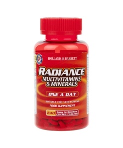 Radiance Multi Vitamins & Minerals One a Day - 240 tabletter