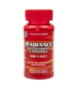 Radiance Multivitamins & Minerals One a Day - 60 tabs (EAN 5017174023105)