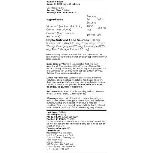 1000 mg - 60 tabletter