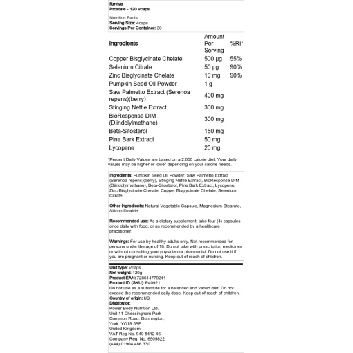 Revive - Prostate Health Supplement - Image 2
