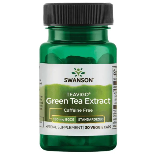 SWANSON TEAVIGO extr. z zielonej herbaty 30vcaps