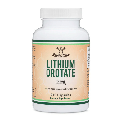 Double Wood - Litiumorotat 5mg - 210 veganske kapsler