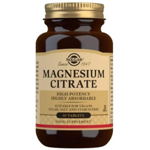 Magnesiumcitrat - 60 tabletter