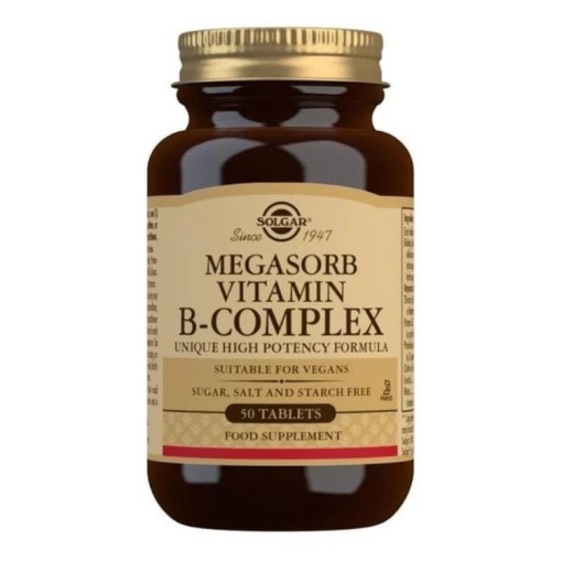 Megasorb B-kompleks vitamin - 50 tabletter
