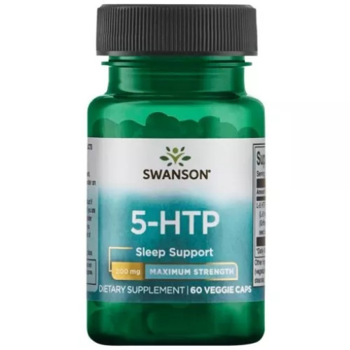 Swanson - 5-HTP, 200 mg Maximum Strength - 60 Capsules - Image 4