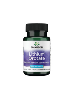Swanson Lithium Orotate (60 Veg Capsules)