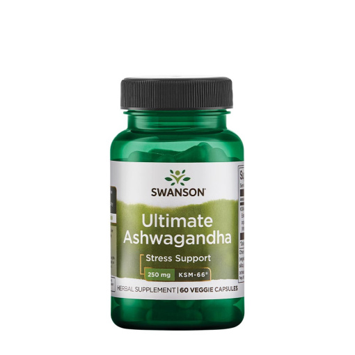 Swanson Ultimate Ashwagandha - KSM-66 250 MG (60 Veg Capsules)