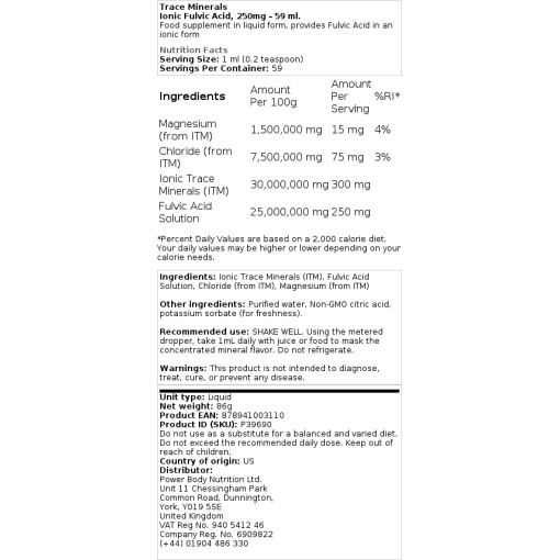 Trace Minerals - Ionic Plant Minerals - 503 ml - Image 3