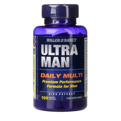 ultra man multivitamin - 100 tabletter