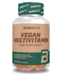 vegansk multivitamin - 60 tabletter
