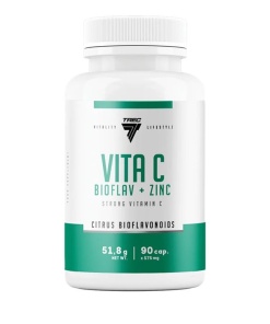 Vita C Bioflav + Zink - 90 kapsler