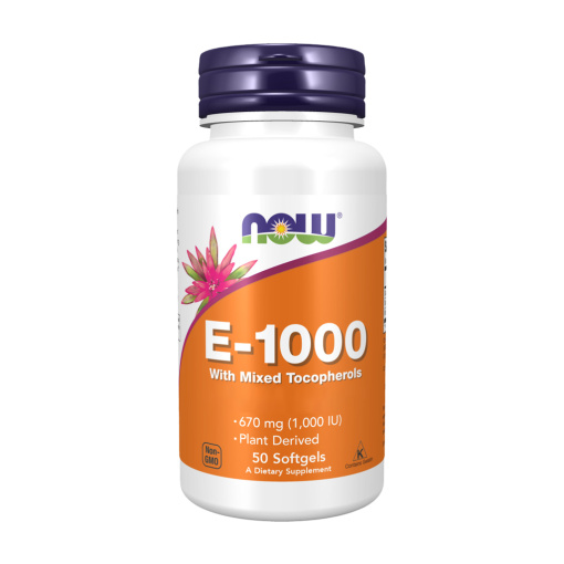 Vitamin E-1000 - Natural (Mixed Tocopherols) - 50 softgels