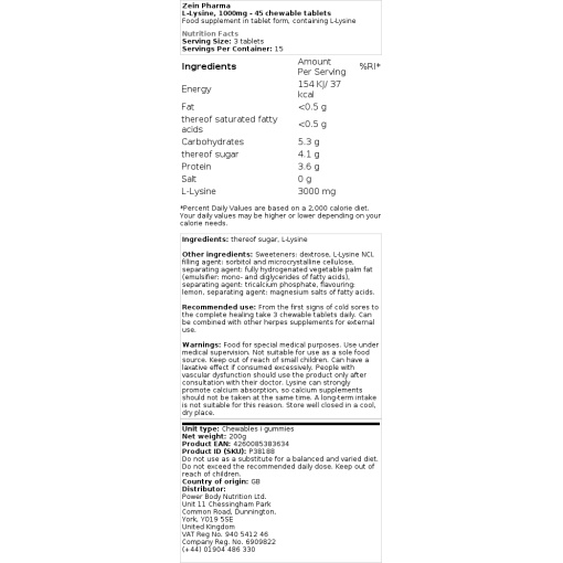 1000 mg - 45 tyggetabletter