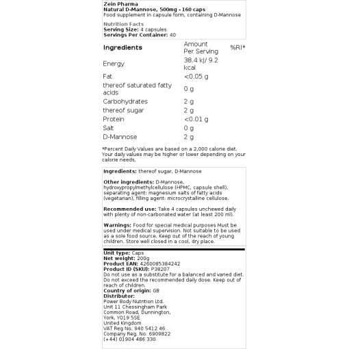 500mg - 160 kapsler