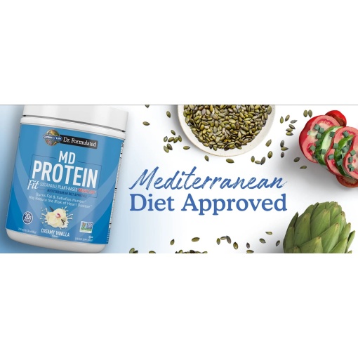 Garden of Life - Dr. Formulated MD Protein FIT Sustainable Plant-Based Powder, Creamy Vanilla - 605 g - Image 9
