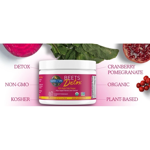 Garden of Life - Beet Detox with Cranberry and Pomegranate 105g Powder - Image 9