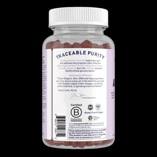 Garden of Life - Mykind Organics Apple Cider Vinegar Diet Gummies - 63 Vegan Gummies - Image 3