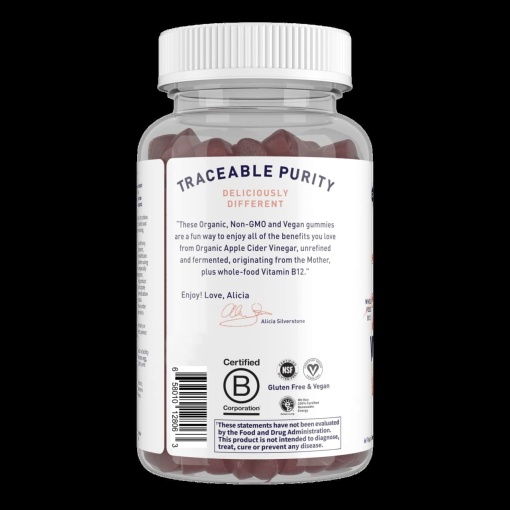 Garden of Life | Livets Have - Mykind Organics Apple Cider Vinegar Gummies - 60 Vegan Gummies - Image 3
