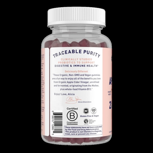 Garden of Life - Mykind Organics Apple Cider Vinegar with Probiotics - 60 Vegan Gummies - Image 3