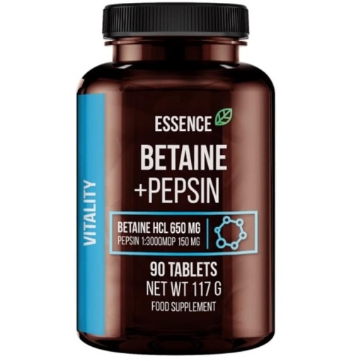 Betain + Pepsin - 90 tabletter