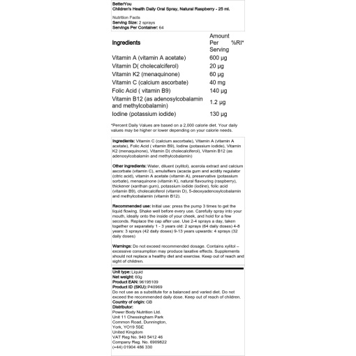 Naturlig Hindbær - 25 ml