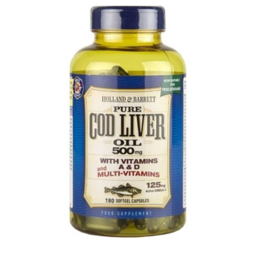 Torskeleverolie med multivitaminer