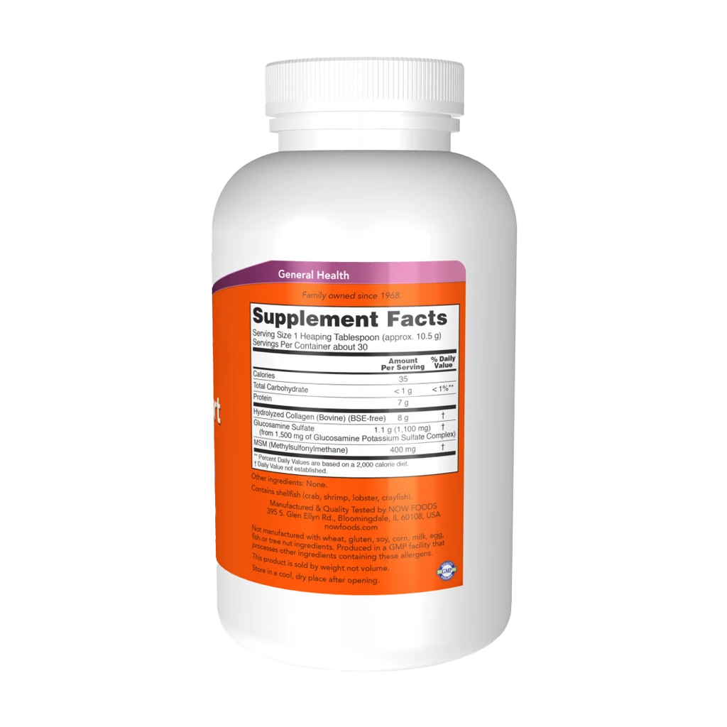 NOW Foods - Joint Support Powder - 312g - Image 2