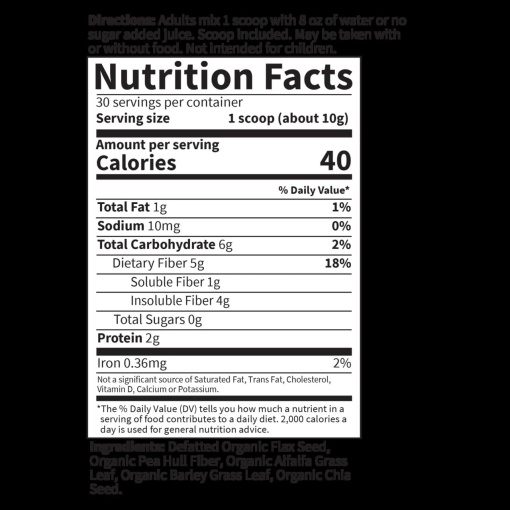 Garden of Life DetoxiFiber - 300 g - Image 2