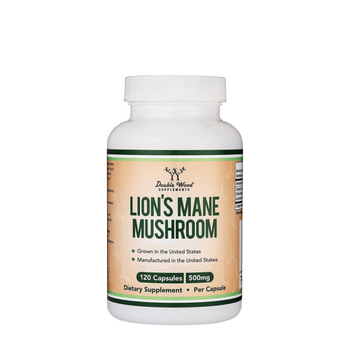 Double Wood Supplements Lion's Mane Mushroom  (120 Capsules)