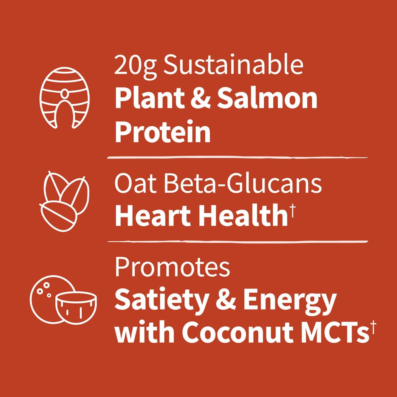 Garden of Life - Dr. Formulated MD Plant-Based Protein Powder with Sustainable Salmon, Creamy Vanilla - 644g - Image 5