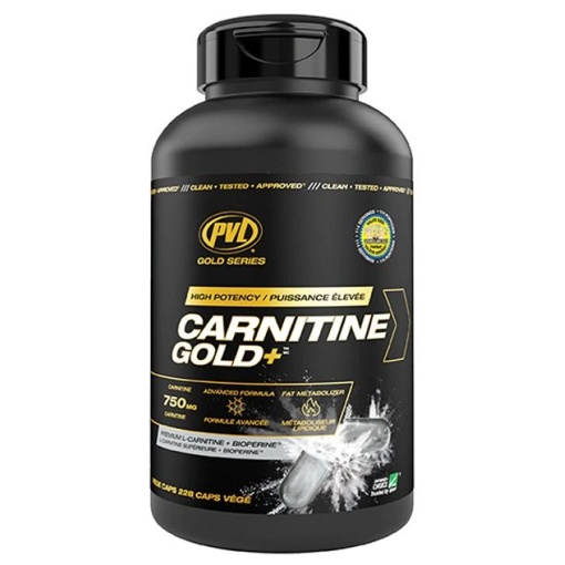 Gold Series Carnitin Gold+ - 228 vegetabilske kapsler