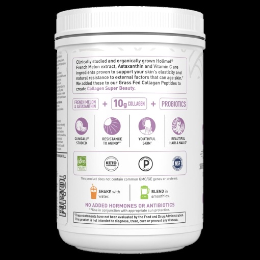Garden of Life | Livets Have - Grass-Fed Collagen Super Beauty, Blueberry Acai - 270g - Image 3