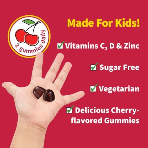 Garden of Life - Kids Immune Gummy, Cherry - 60 vegetarian gummies - Image 5
