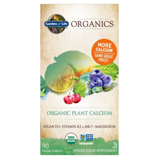 Mykind Organics Plante Calcium - 90 veganske tabletter