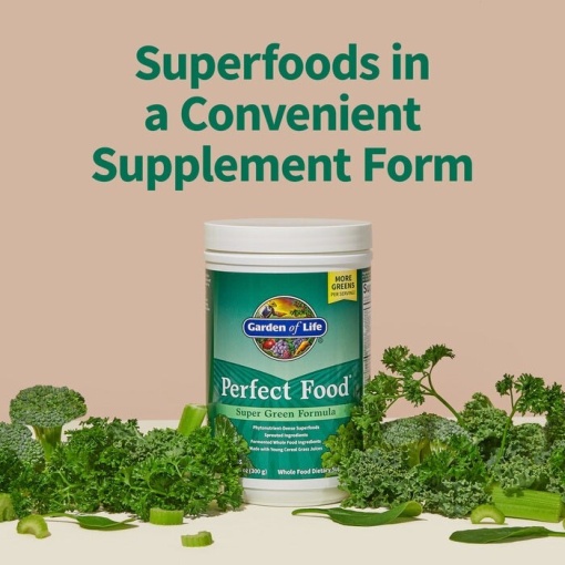 Garden of Life - Perfect Food Super Green Formula, Powder - 600g - Image 6