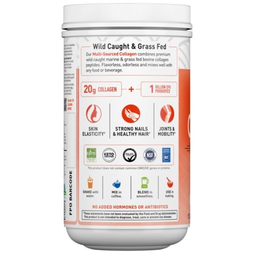 Garden of Life - Wild Caught & Grass Fed Collagen Multi-Sourced Powder - 270g - Image 3