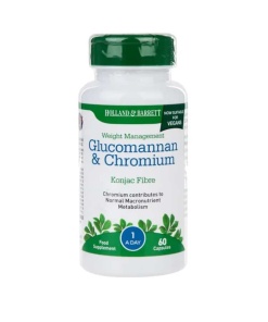 Glucomannan & Chromium - 60 kapsler