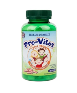 PreVites med jern - 250 tyggetabletter