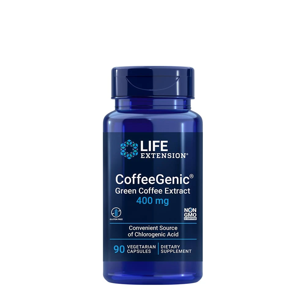Life Extension - CoffeeGenic® Green Coffee Extract (90 Veg Capsules)