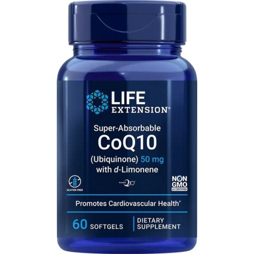 Super-Absorbable CoQ10 (Ubiquinone) with d-Limonene
