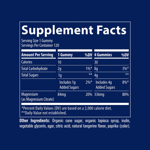 Trace Minerals - Magnesium Gummies, Mandarin - 120 Gummies - Image 3