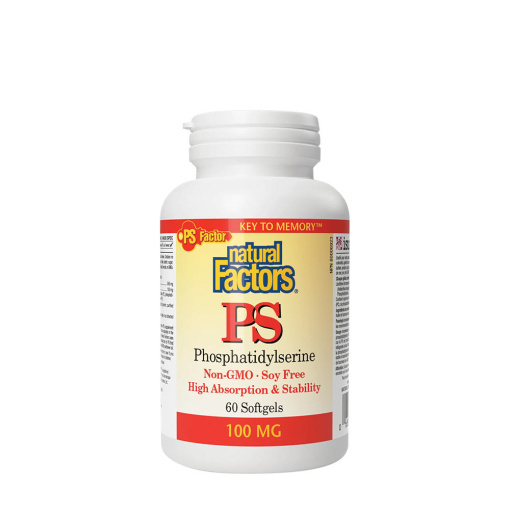 Natural Factors PS PHOSPHATIDYLSERINE 100 MG  (60 Softgels)