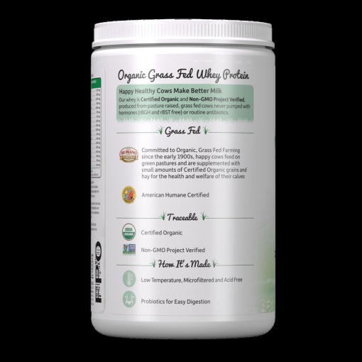 Garden of Life - Organic Grass-Fed Whey Protein - Vanilla - 378 g - Image 3